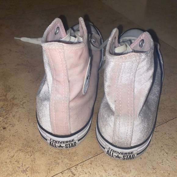 CONVERSE PINK SUEDE HIGH TOP - Picture 5 of 5